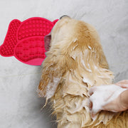 Silicone Dog Lick Pad Pet Slow Food Plate