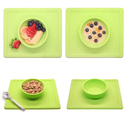 Silicone pet supplies strong suction anti-splash anti-sprinkler silicone pet bowl pet plate