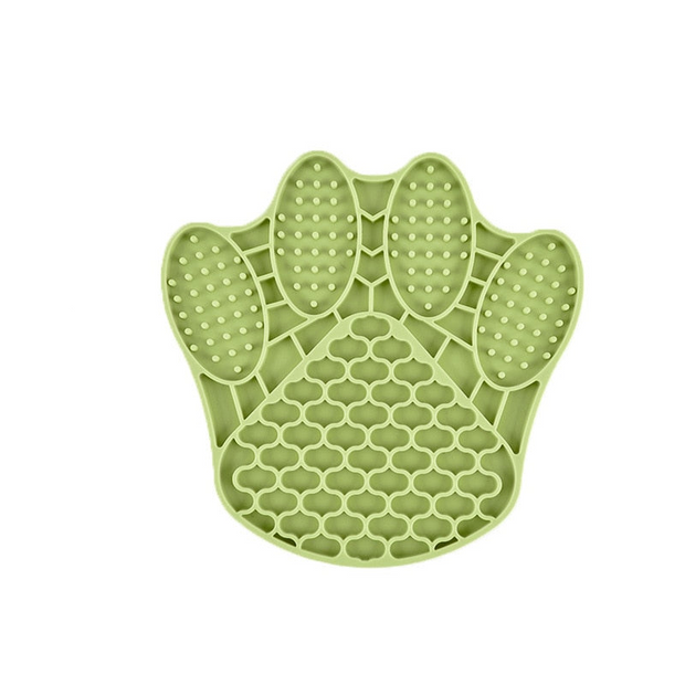 New Cross-Border Food Licking Mat Cat Bowl Pet Dinner Plate Dog Silicone Pet Slow Food Plate Slow Food Bowl Dog Licking Plate Mat